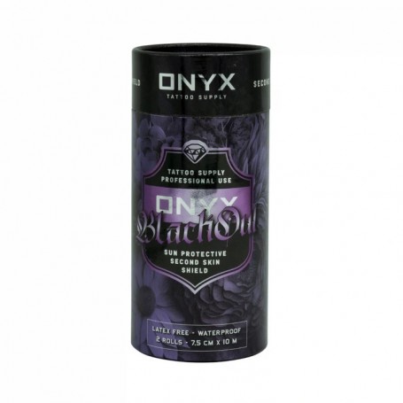 Onyx Black Out UV Protected Film / Wrap - Second skin 2 Rolls 7,5cm x 10m